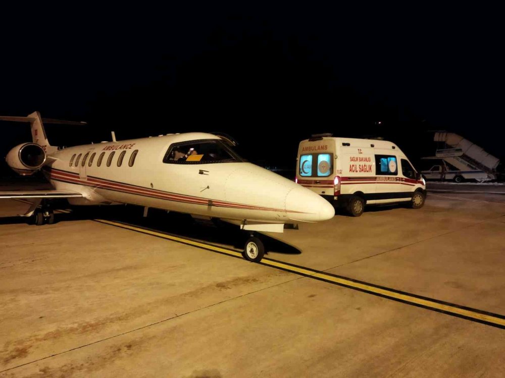 2 günde iki kişi yanık tedavisi için ambulans uçakla Bursa’ya getirildi