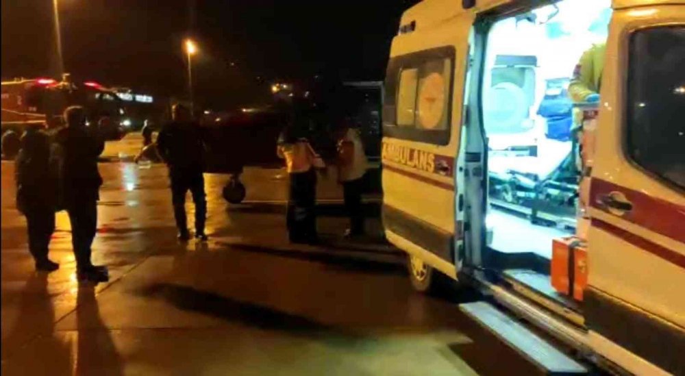 2 günde iki kişi yanık tedavisi için ambulans uçakla Bursa’ya getirildi