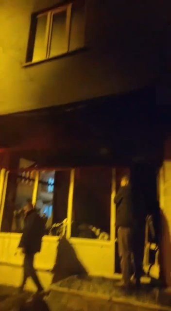 Küçük tüp patladı, yangın çıktı