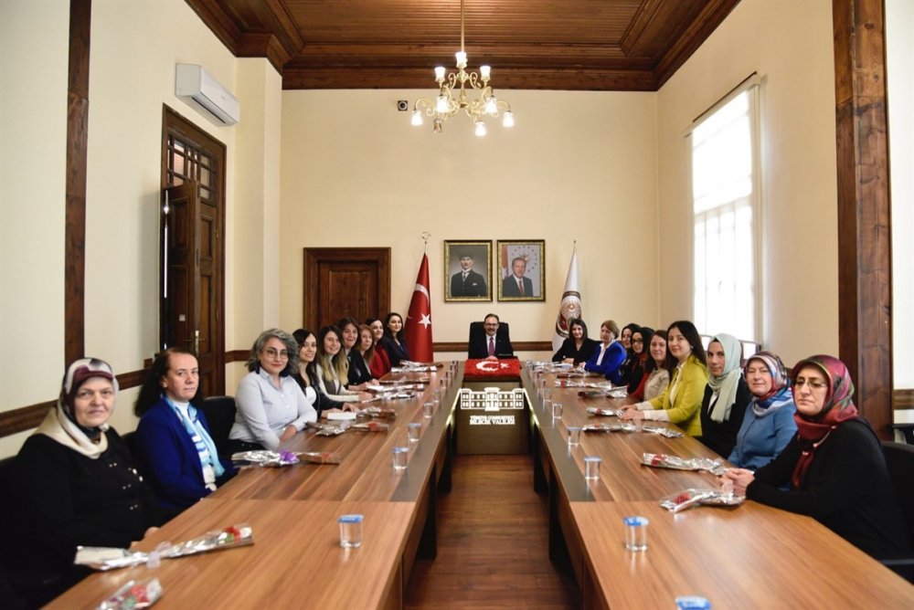Vali Kızılkaya’dan Kadınlar Günü dolayısıyla anlamlı ziyaret