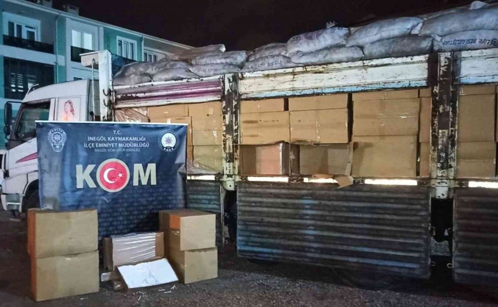 4,5 milyon adet kaçak sigara ele geçirildi