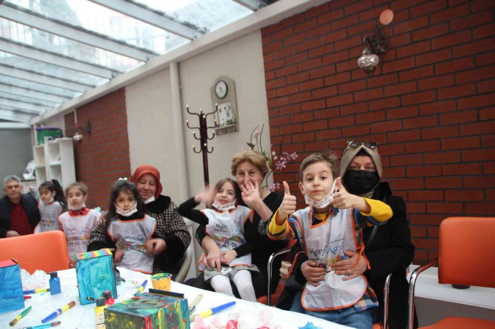 Dedeler ve nineler torunlarınla doyasıya eğlendi