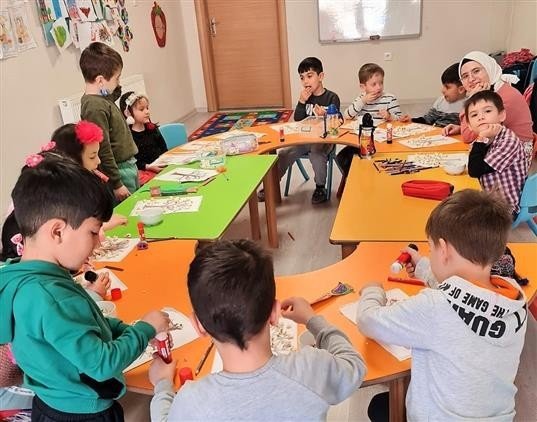 Aday öğretmenler, Kur’an kursu öğrencileriyle bir araya geldi