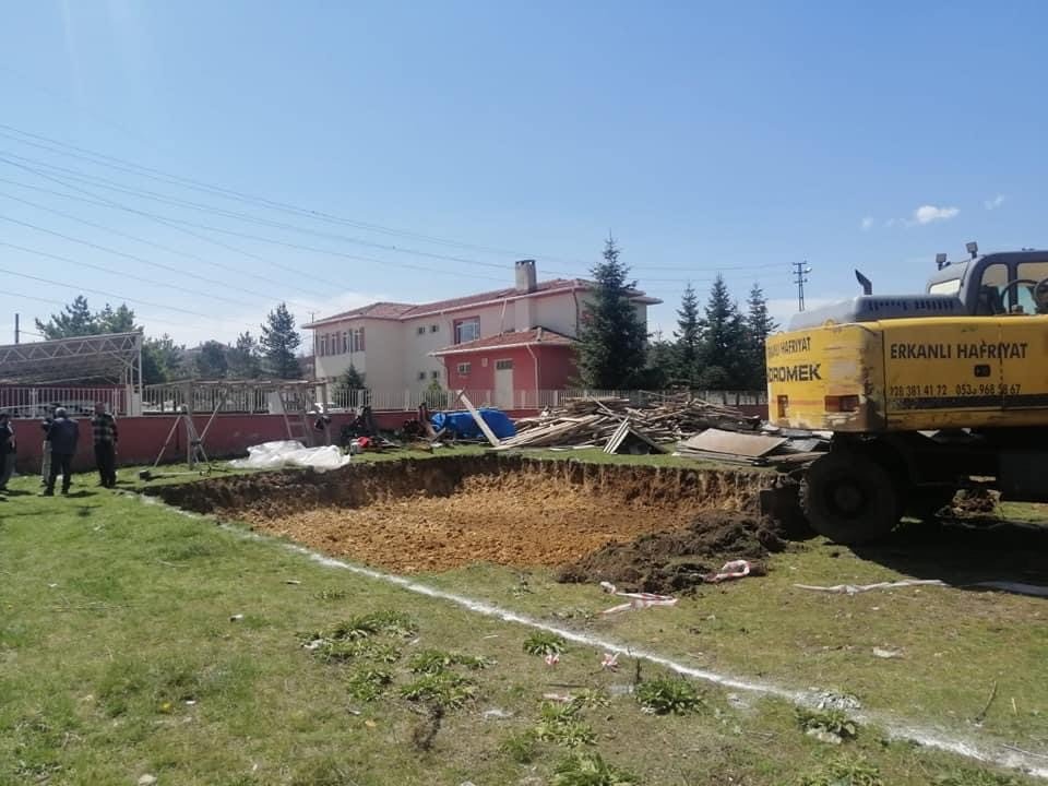 Kaymakam Altay ,112 Acil Sağlık Hizmetleri İstasyonu çalışmalarını inceledi