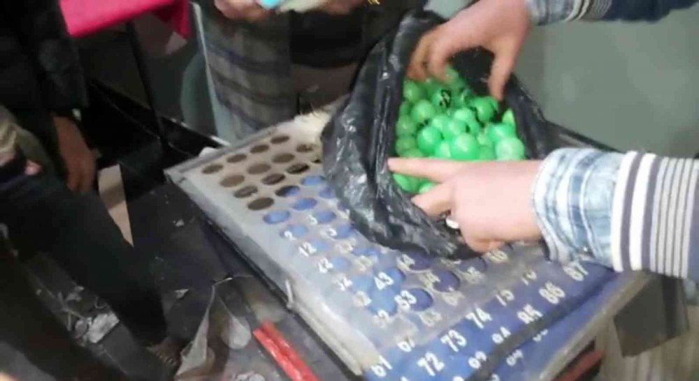 Kumar operasyonunda bulunan düzenek polisi bile şaşırttı