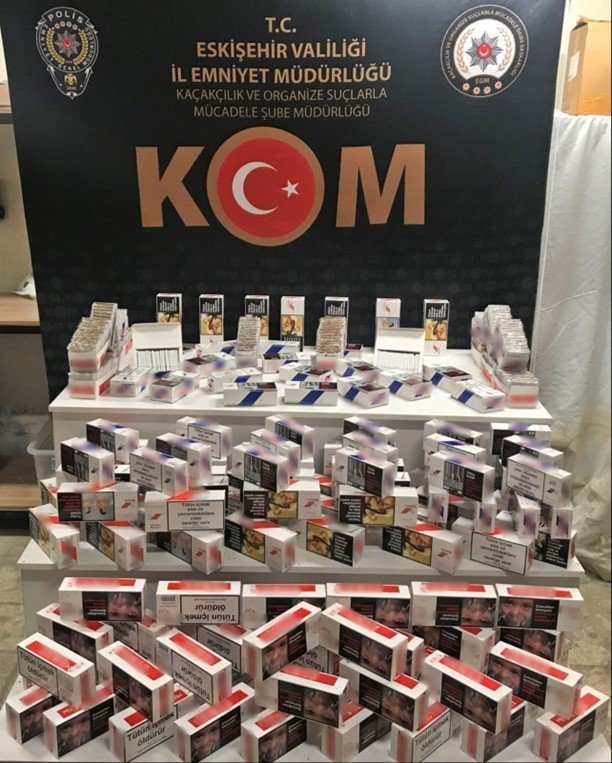 Binlerce kaçak malzeme ele geçirildi