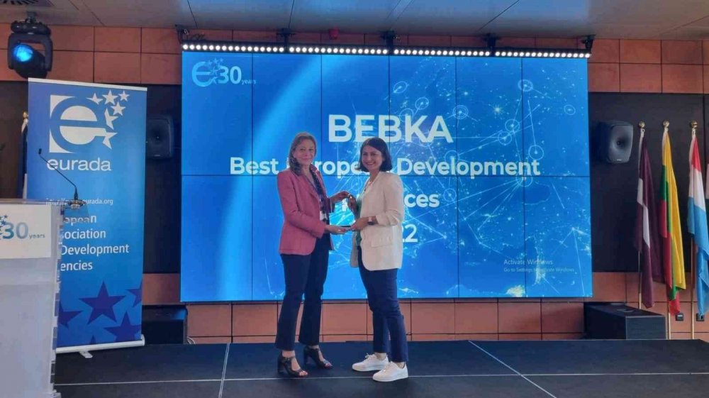 BEBKA’ya Avrupa’dan en iyi uygulama ödülü