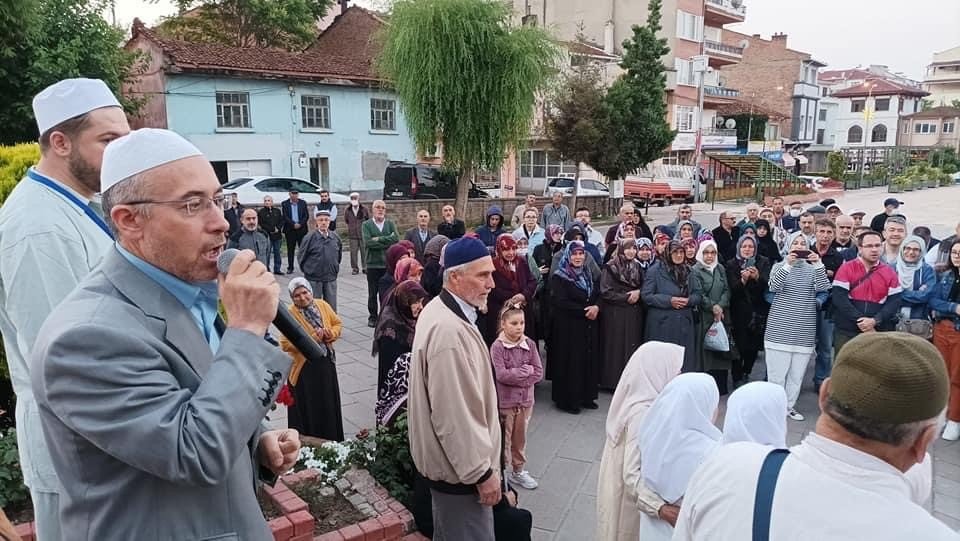 Bozüyük’te hacı adayları kutsal topraklara uğurlandı