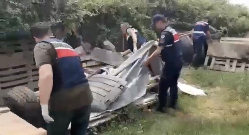 İzinsiz kazı yapan kişi kendisine ait çay ocağında yakalandı