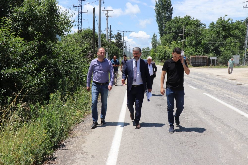 Beşevler-Vezirhan karayolunda yapım ve genişletme çalışmalarına başlanıldı