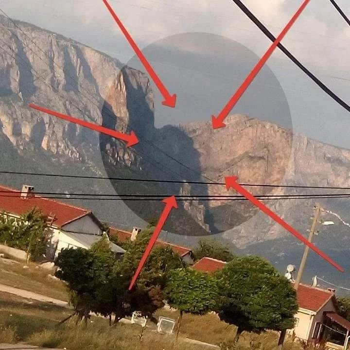 Her yıl görülen ’Atatürk silüeti’ bu yıl da görüldü