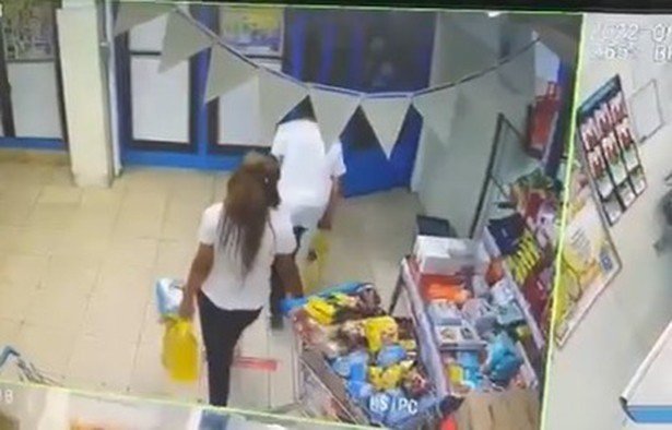 Sıvı yağ hırsızları güvenlik kameralarına yakalandı