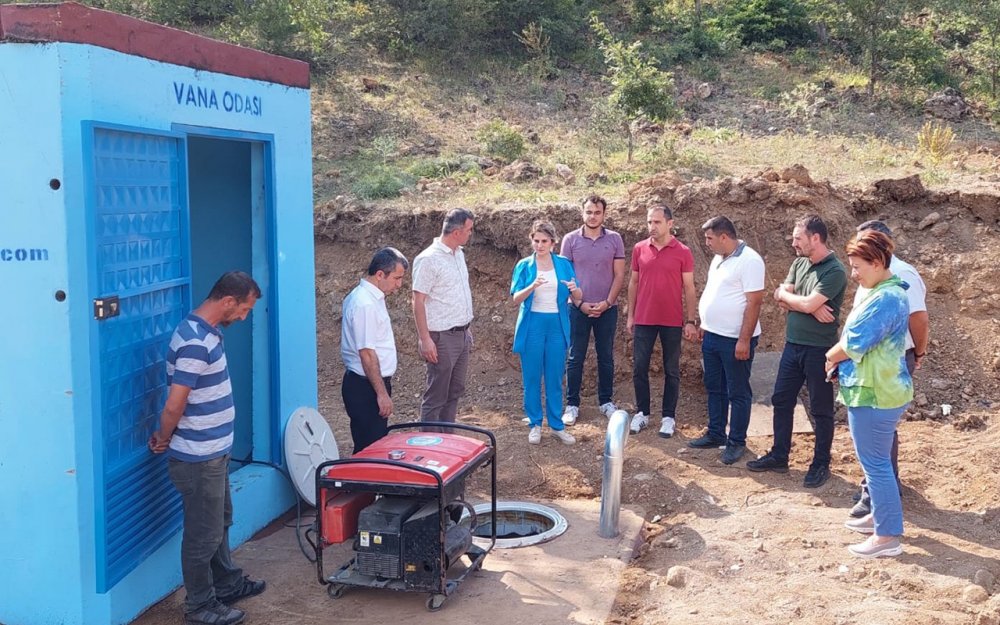 Köylerde gerçekleştirilen yatırımları inceledi