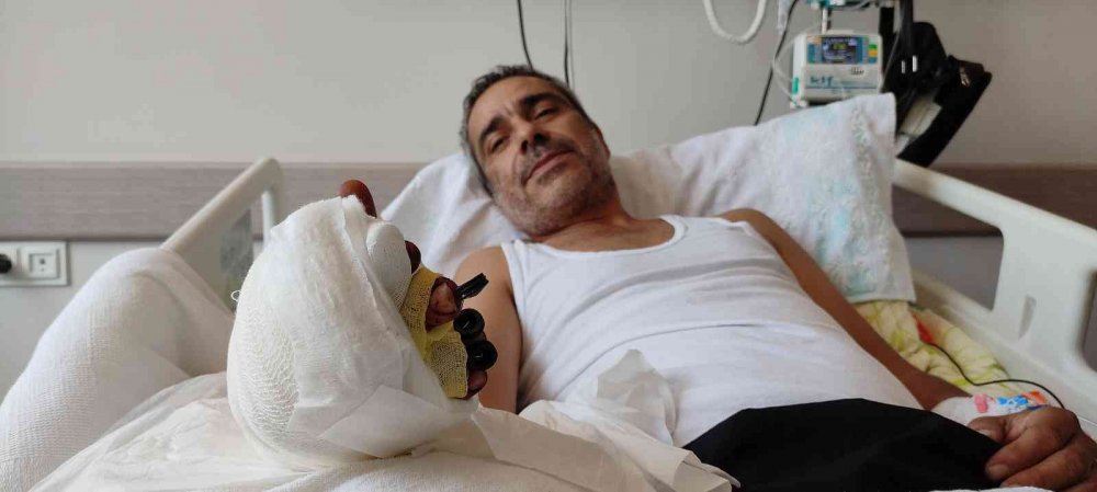Kopan 3 parmağını poşete koydu hastaneye koştu, ameliyatla sağlığına kavuştu