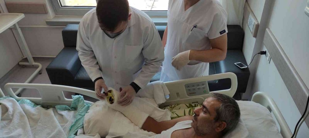 Kopan 3 parmağını poşete koydu hastaneye koştu, ameliyatla sağlığına kavuştu