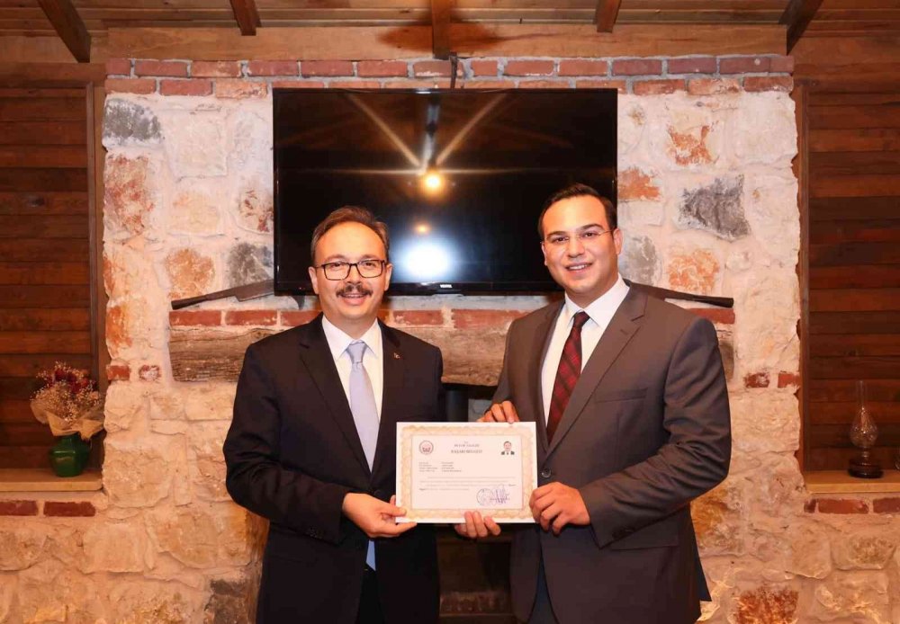 Atamaları yapılan kaymakamlar için veda buluşması yapıldı