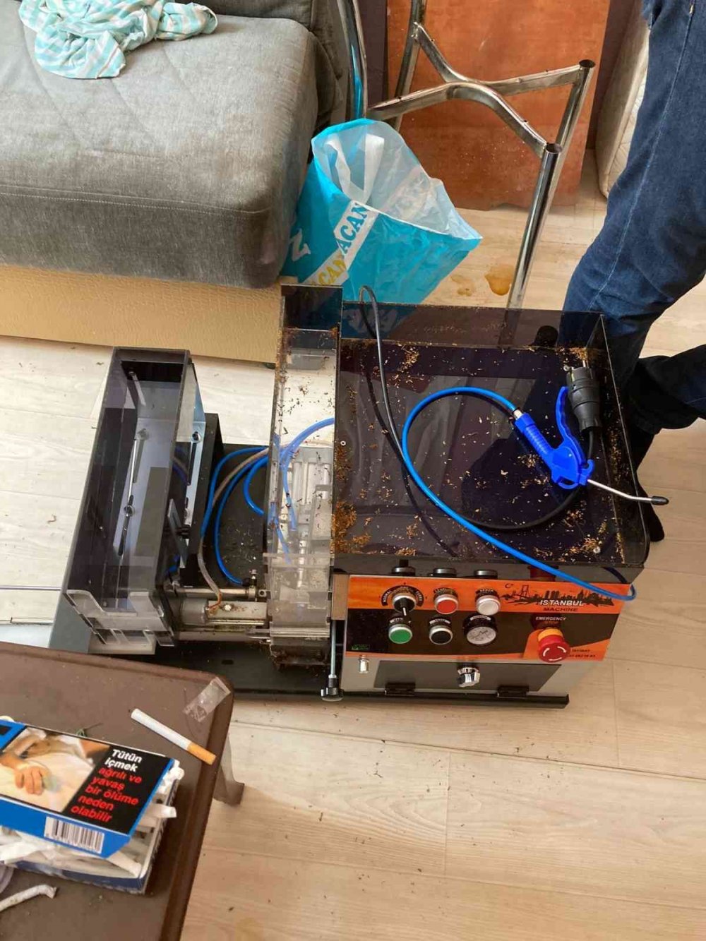 Jandarmadan uyuşturucu ve kaçak sigara operasyonu