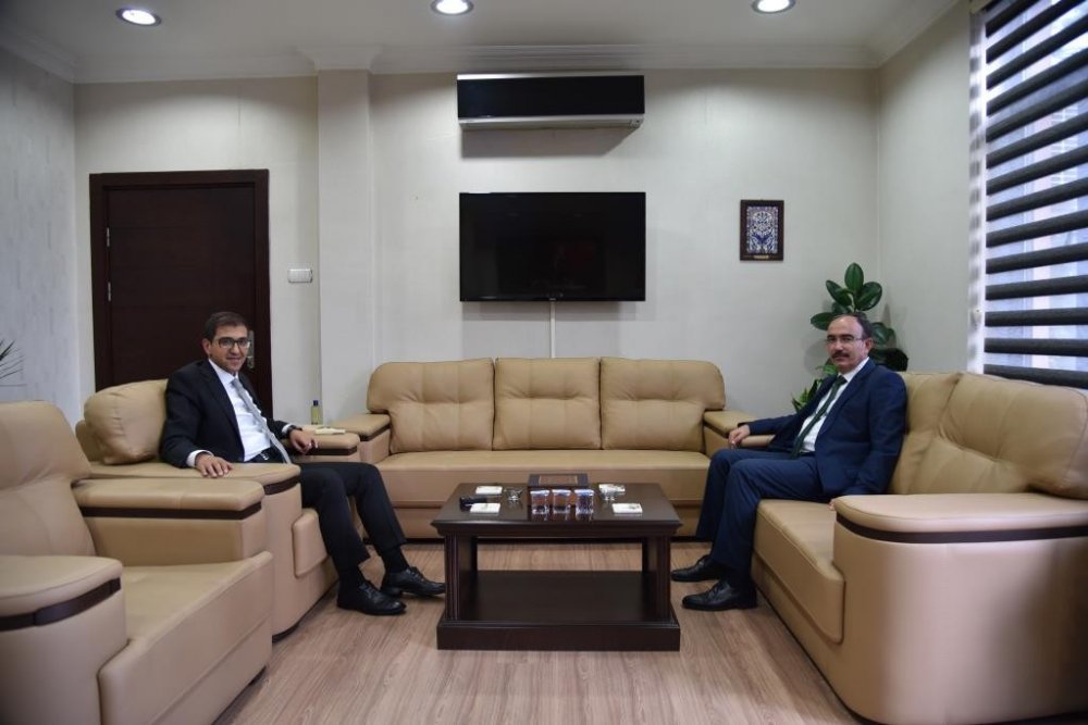 Rektör Beydemir’den, Başsavcı Olgun’a hayırlı olsun ziyareti