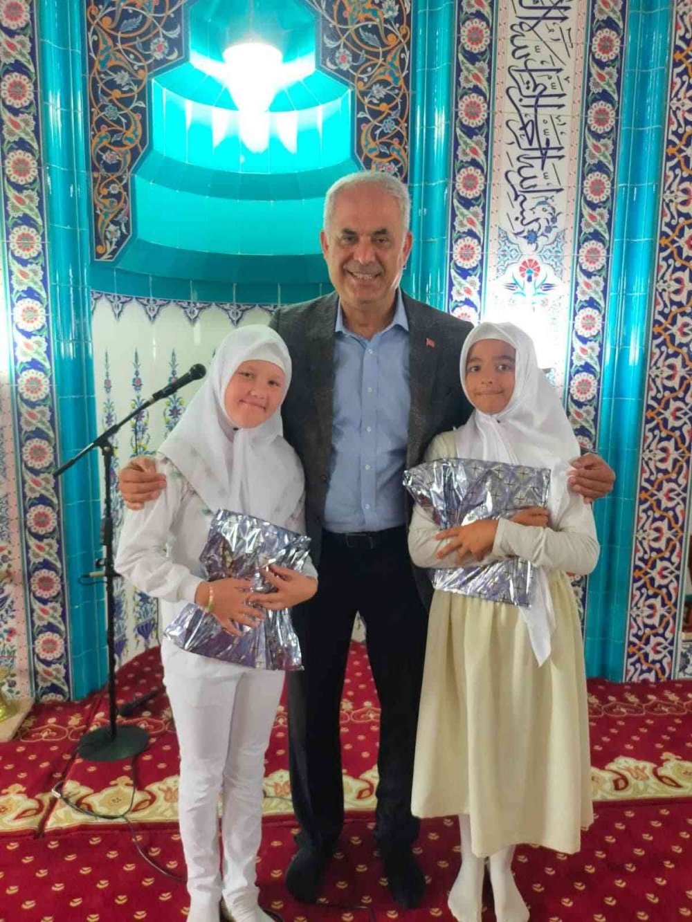 Başkan Yaman, Yaz Kur’an Kursu öğrencilerinin dönem sonu heyecanına ortak oldu