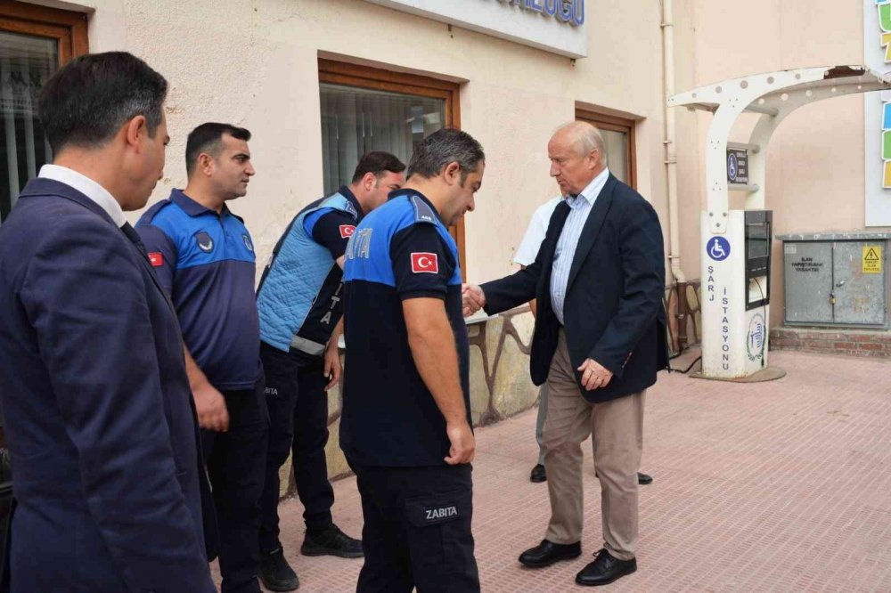 Başkan yardımcılarından Zabıta Teşkilatı’na ziyaret