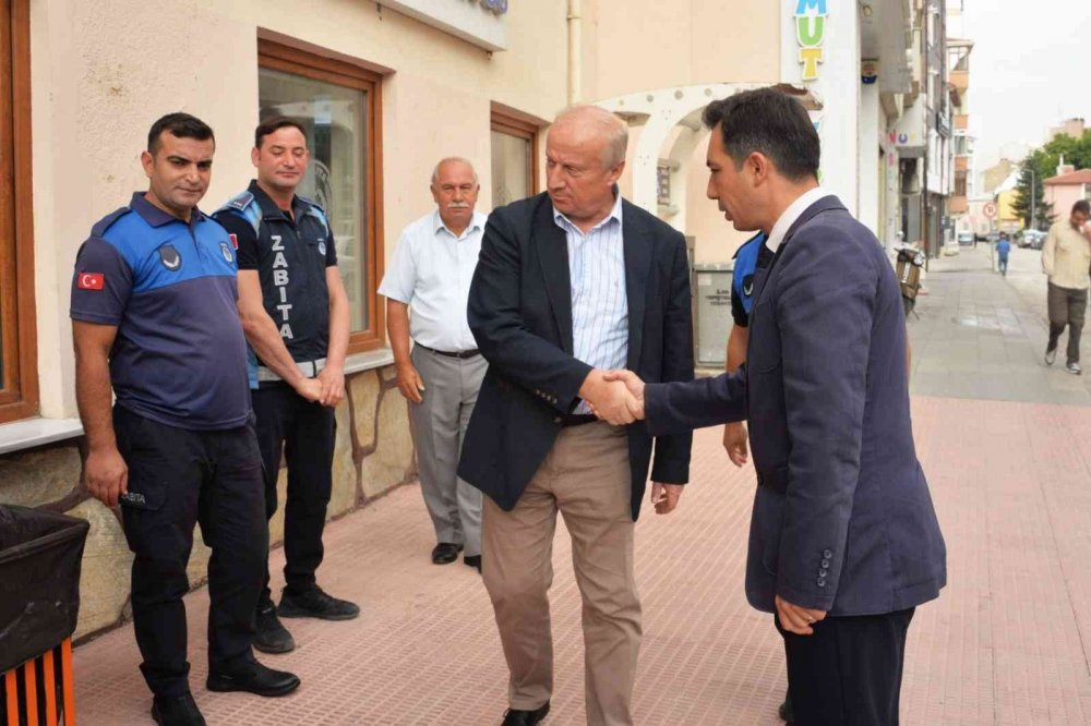 Başkan yardımcılarından Zabıta Teşkilatı’na ziyaret