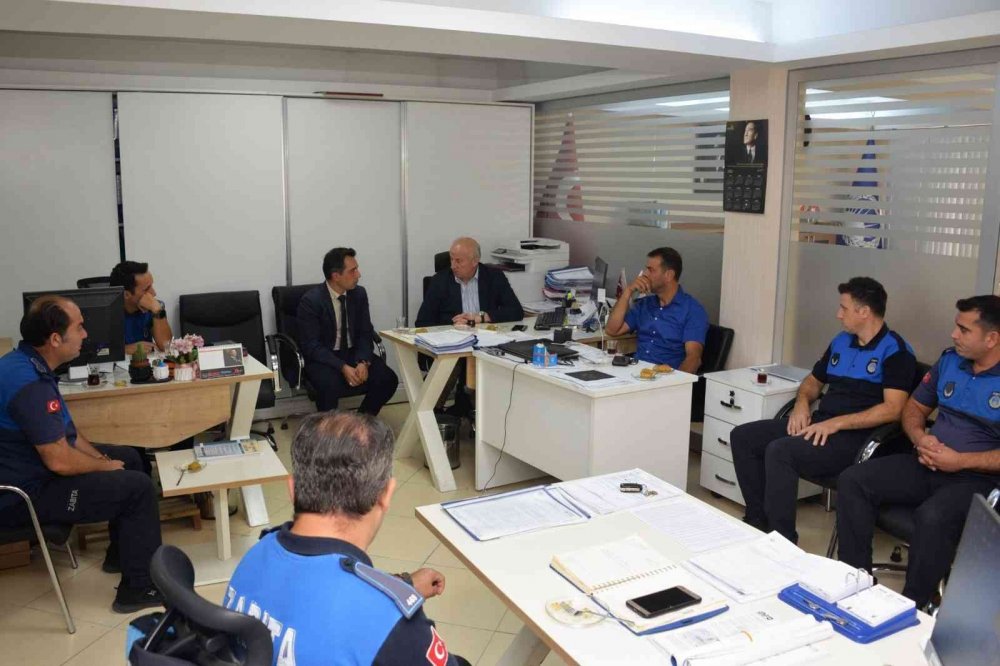 Başkan yardımcılarından Zabıta Teşkilatı’na ziyaret