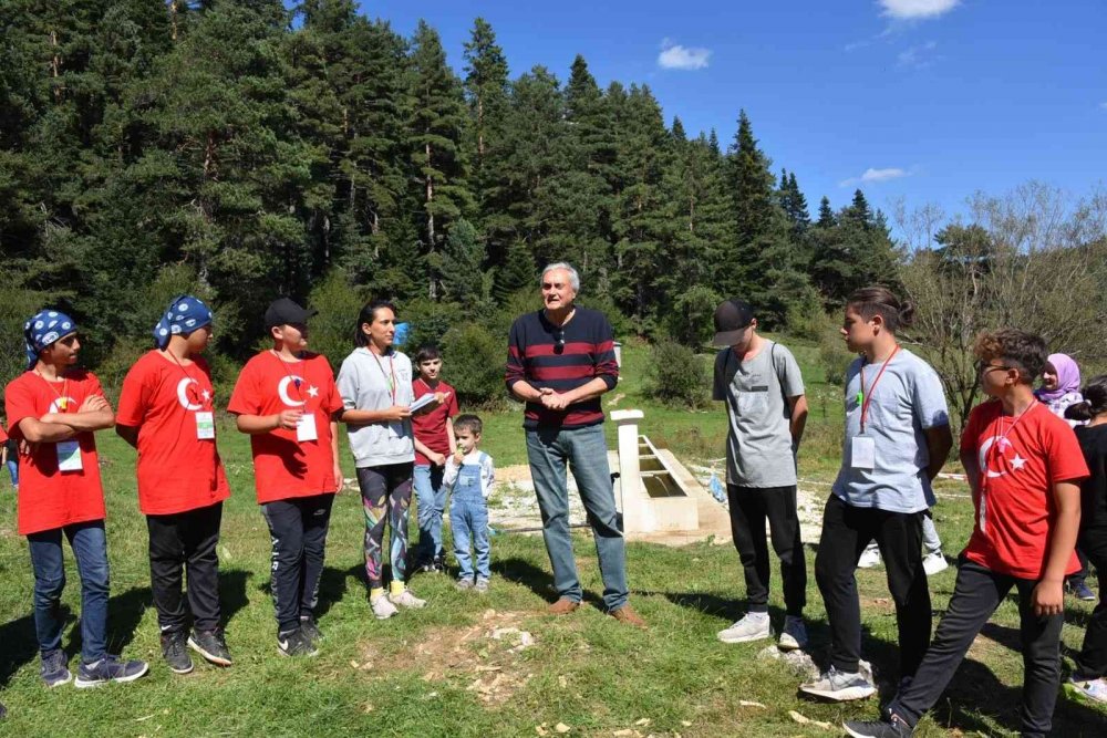 Bozüyük’te kurulan ’Doğada Yaşam Kampı’ unutulmaz anılarla sona erdi