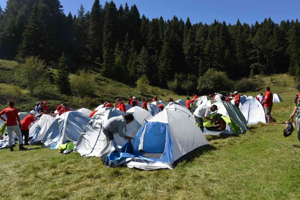 Bozüyük’te kurulan ’Doğada Yaşam Kampı’ unutulmaz anılarla sona erdi
