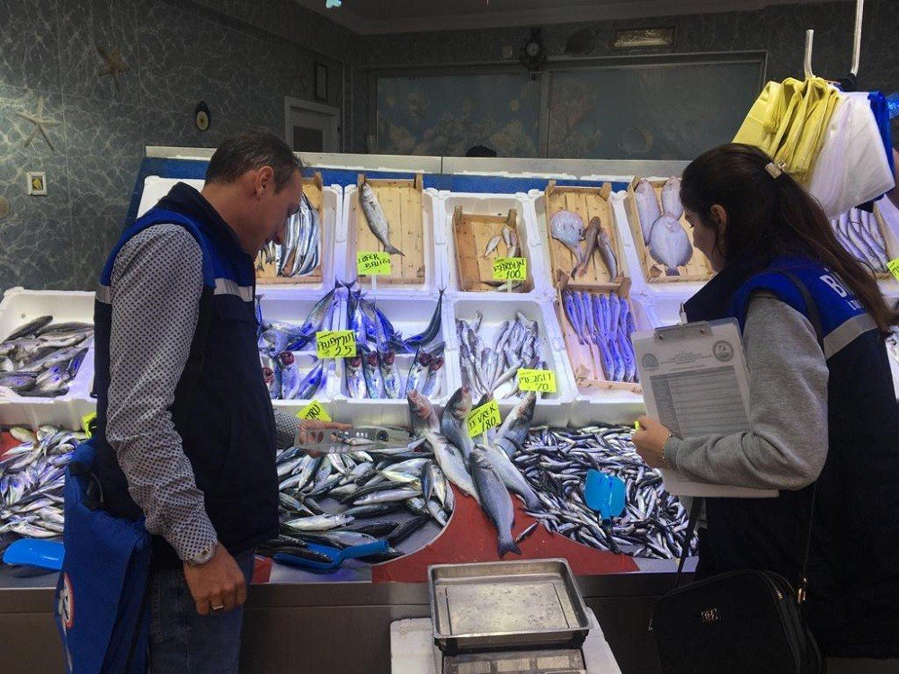 Bilecik’te perakende balık satışı yapan iş yerleri denetlendi
