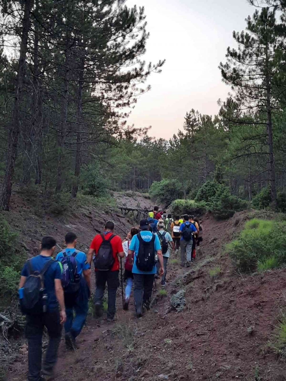 Doğa tutkunları soğuk havaya aldırış etmedi