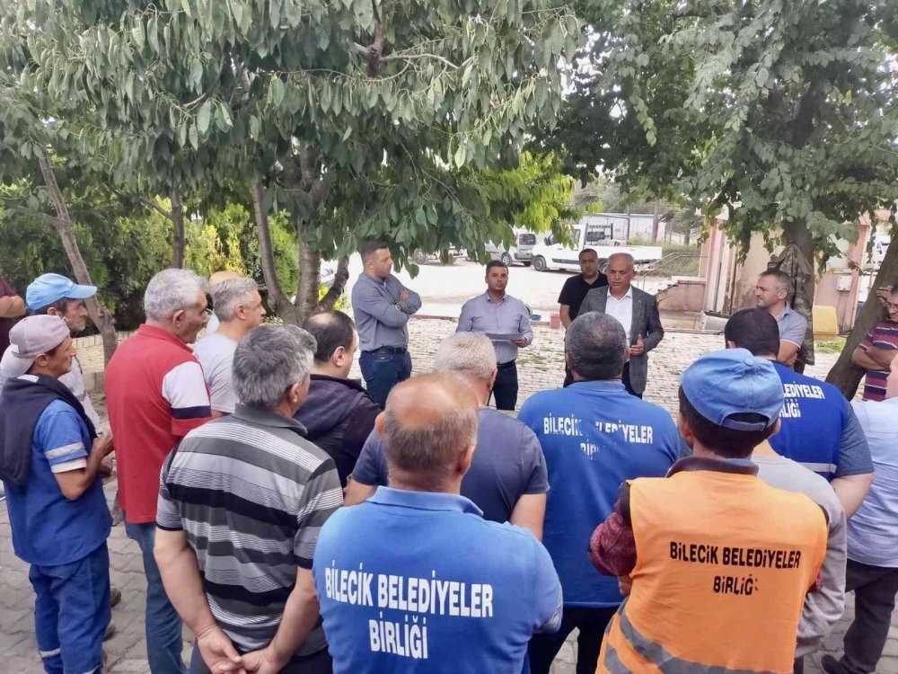 Başkan Yaman işçilerin talebini dinledi