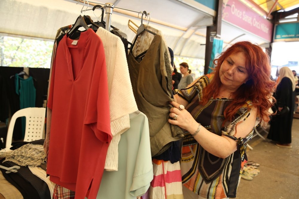 Kullanmadıkları eşyaları takas ettiler