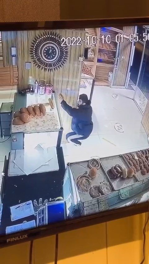 Vicdansız hırsız kamerada