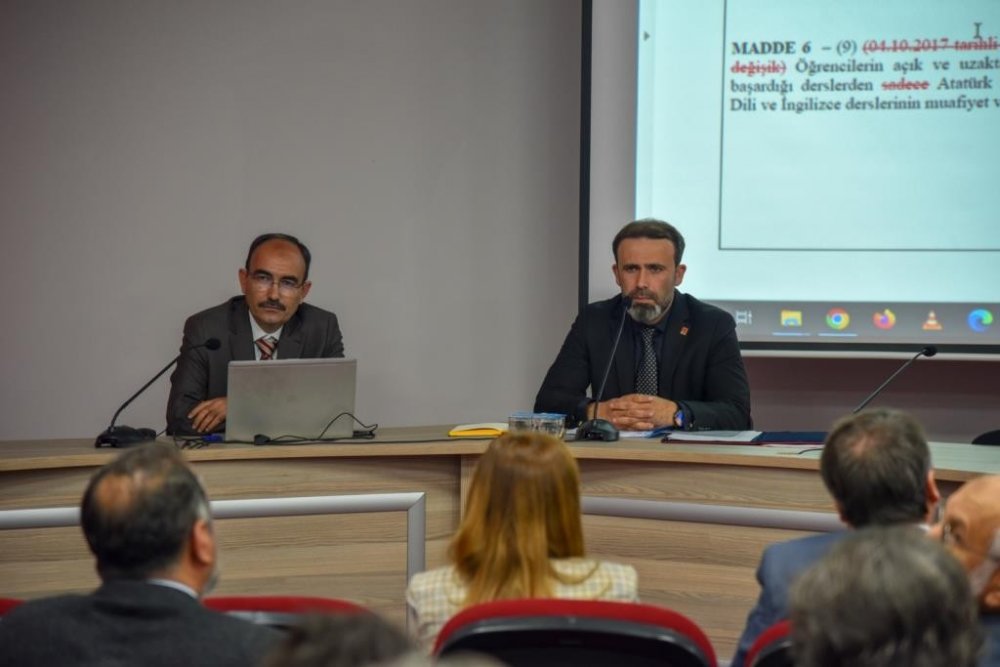 Senato toplantısı tıp fakültesinde yapıldı