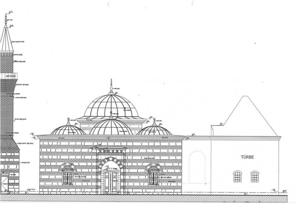 Lala Şahin Cami 650 yıl sonra ihya ediliyor