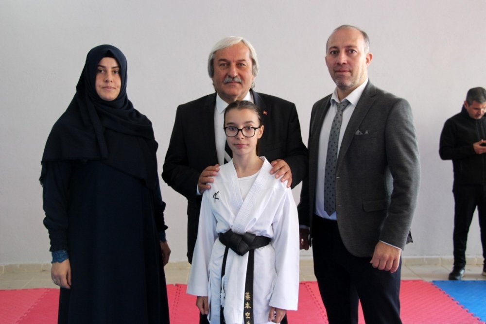 Minikler kuşak heyecanı yaşadı