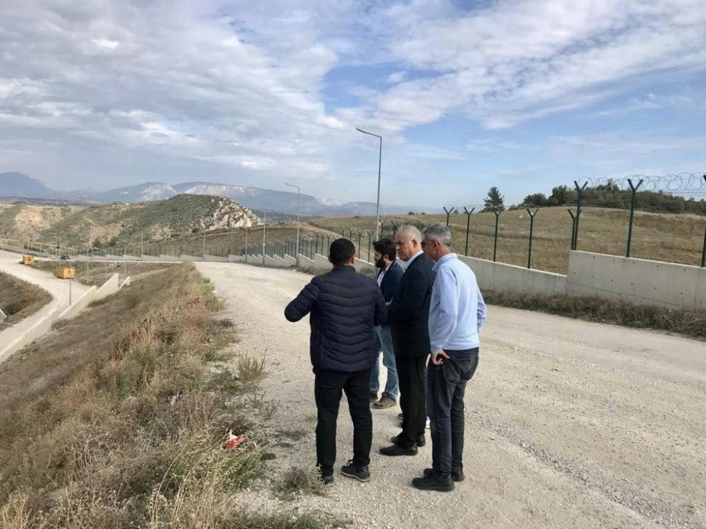 Başkan Yaman katı atık ve bertaraf tesisinde incelemelerde bulundu