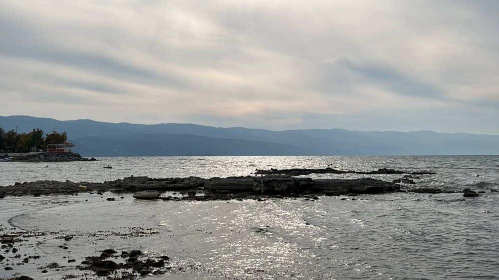 İznik Gölü’nde tehlikeli görüntü