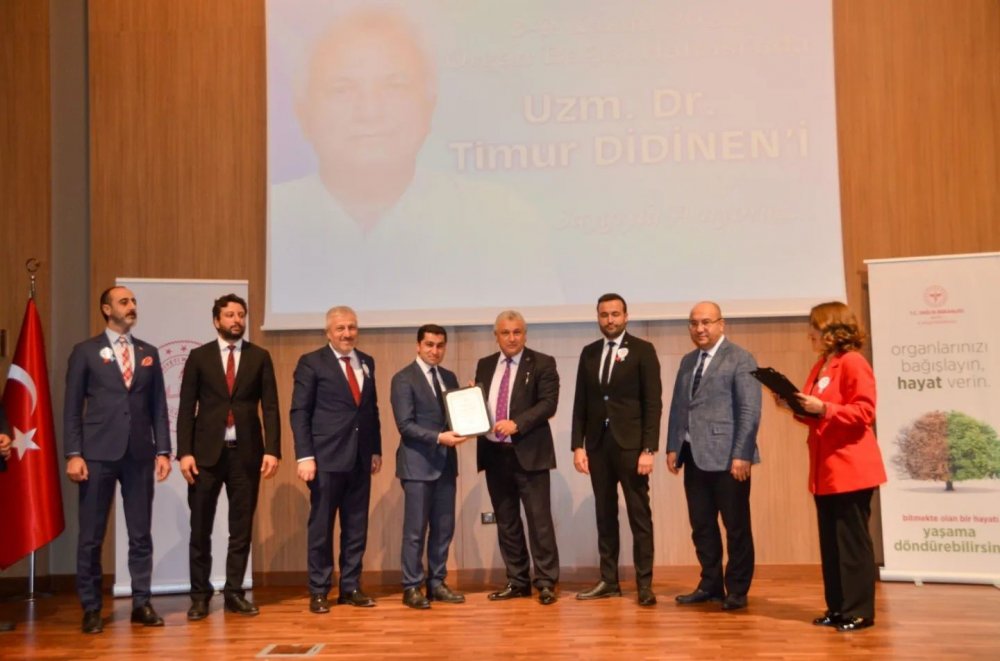 Bilecik İl Sağlık Müdürlüğüne ödül