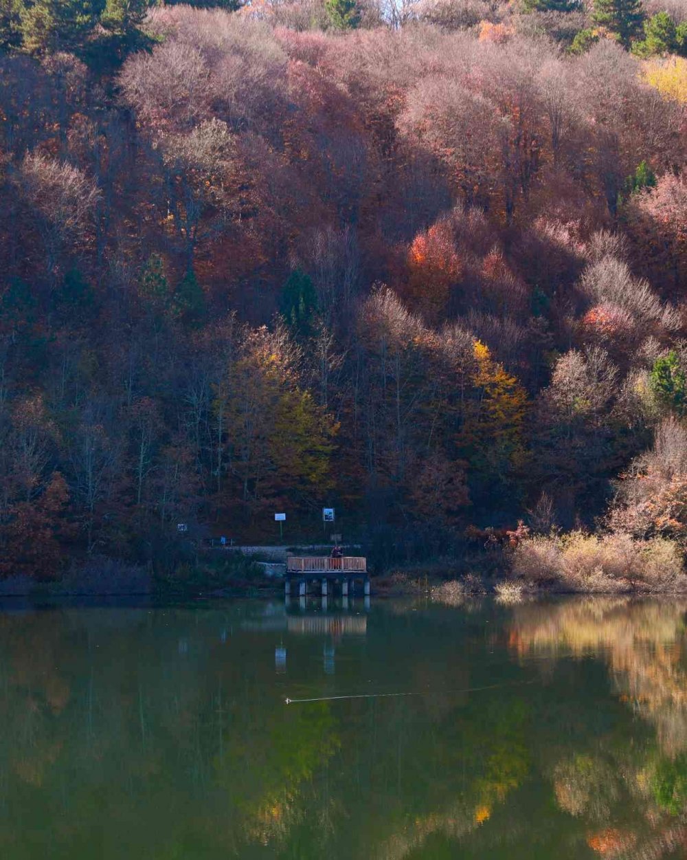 Küçükelmalı Tabiat Parkı’nda kartpostallık görüntüler oluştu