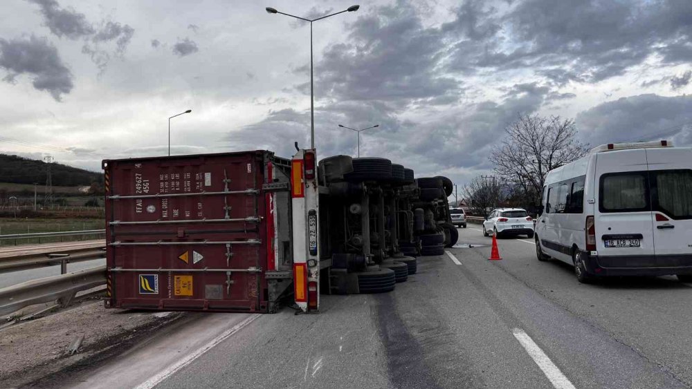 Yenişehir yolunda kaza