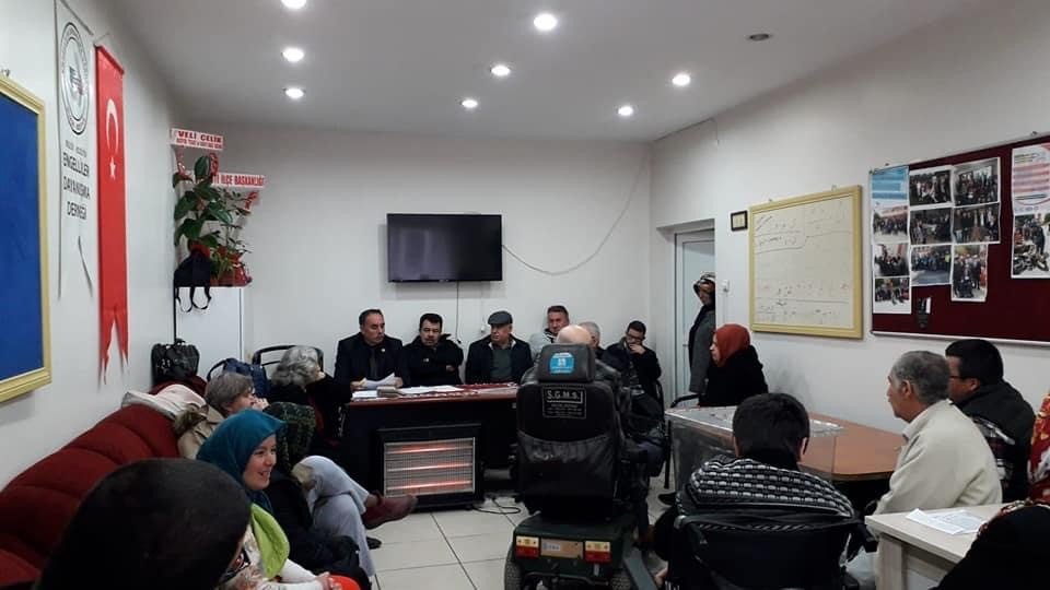 Bozüyük Engelliler Derneği Başkanlığına Nursel Topal seçildi