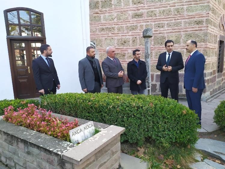 Genel Müdür Bilgin, Ertuğrul Gazi Türbesi’ni ziyaret etti