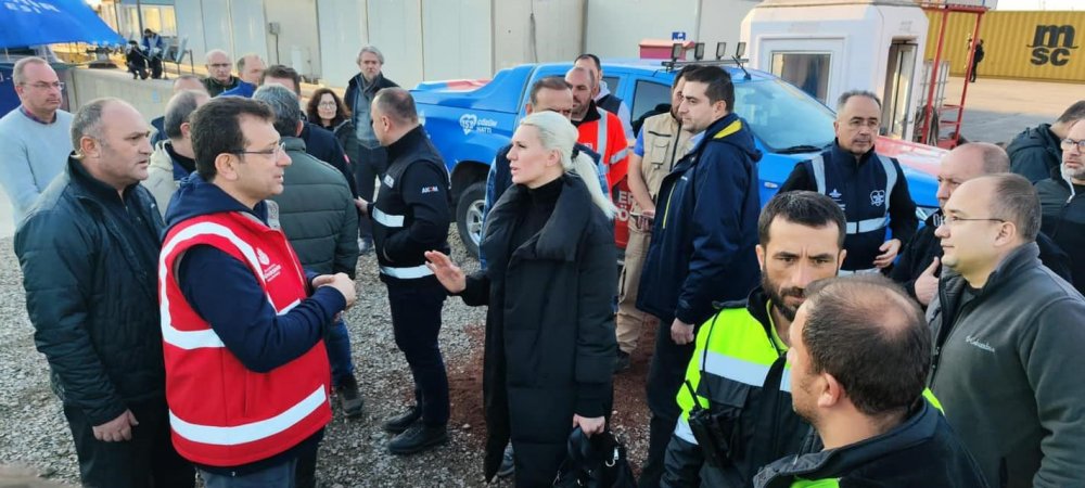 Bilecik Belediye Başkan V. Melek Mızrak Subaşı deprem bölgesinde