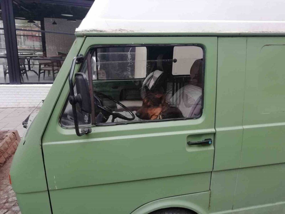 Her sabah şoför koltuğunda bekliyor