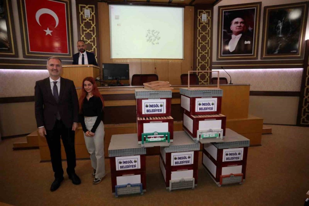 50 üreticiye 250 arı kovanı