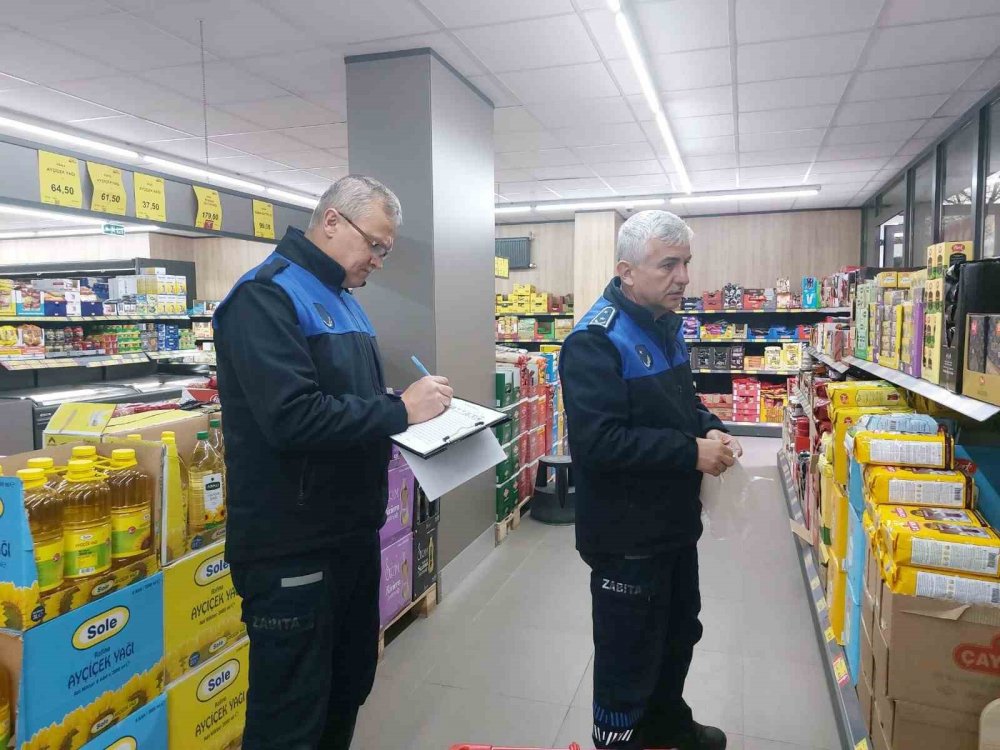 Zincir marketlere idari işlem uygulandı
