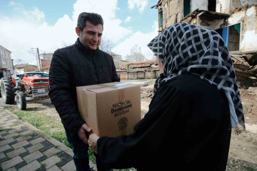 Binlerce haneye erzak desteği