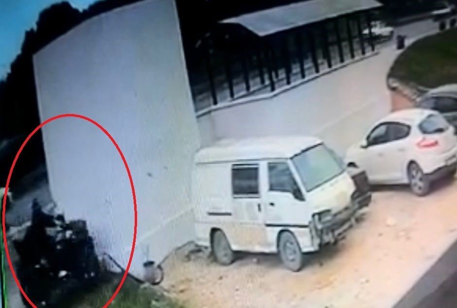 Baba oğulu ayıran ATV kazası kamerada