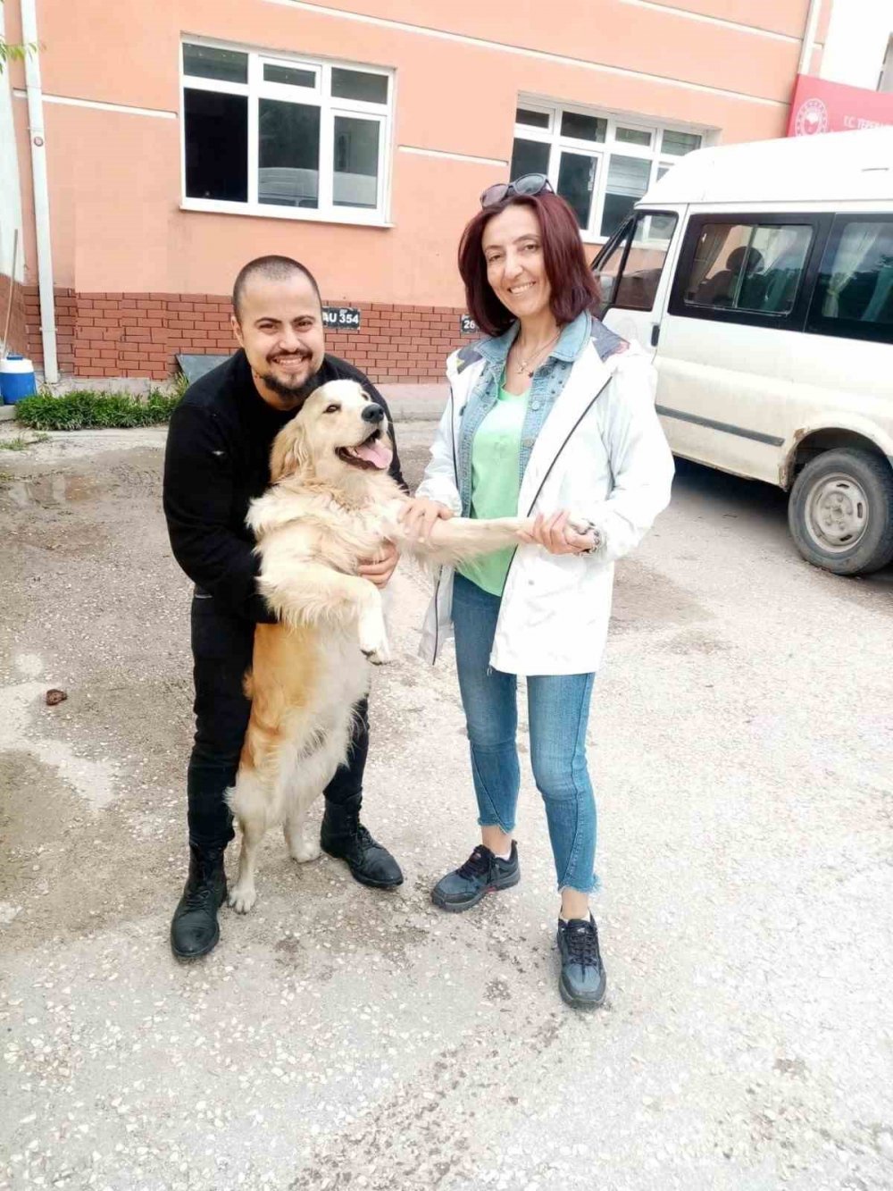 Kaybolan köpek çipi sayesinde sahibine kavuştu